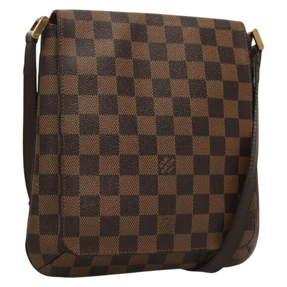 LOUIS VUITTON Damier Ebene Musette Salsa Long Shoulder Bag Auth - Picture 1 of 16